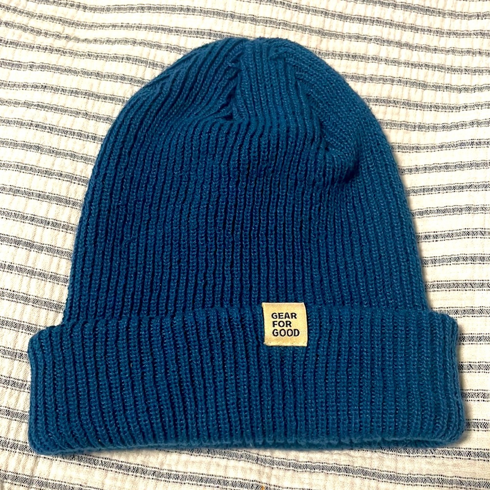 Navy Cotopaxi unisex “gear for good” beanie